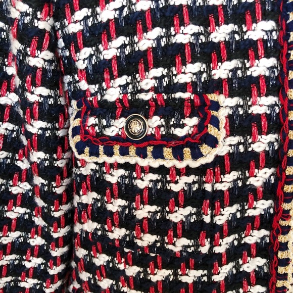 NWT Zara Tweed Crop Jacket - Picture 5 of 12